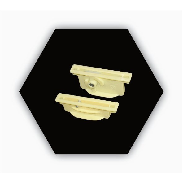 PLASTIC CAMLOCK NO 01 YELLOW