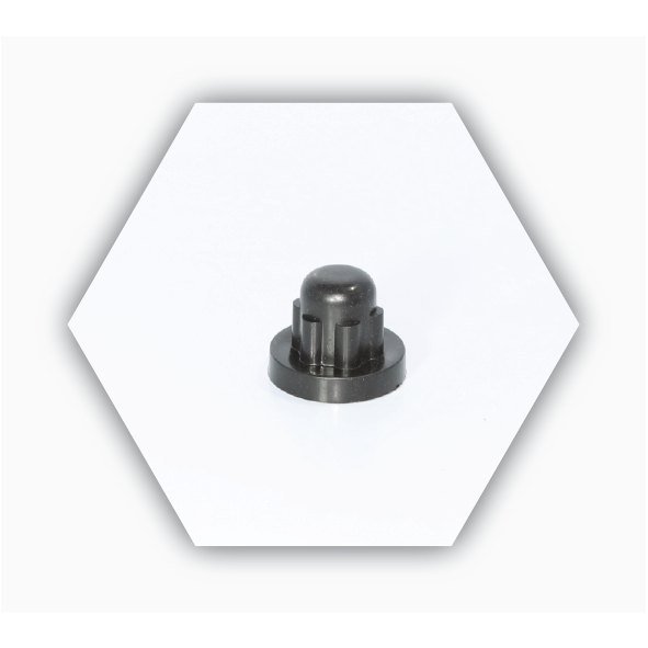 NUT CAP BLACK 30MM — product image 2