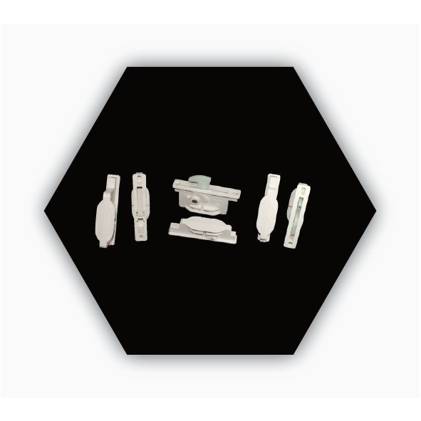 PLASTIC CAMLOCK 60 MM SUPER WHITE — product image 2