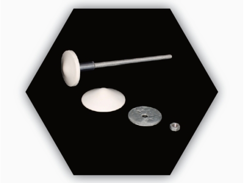 Plastic Camlock MUSHROOM BOLT 10X250MM